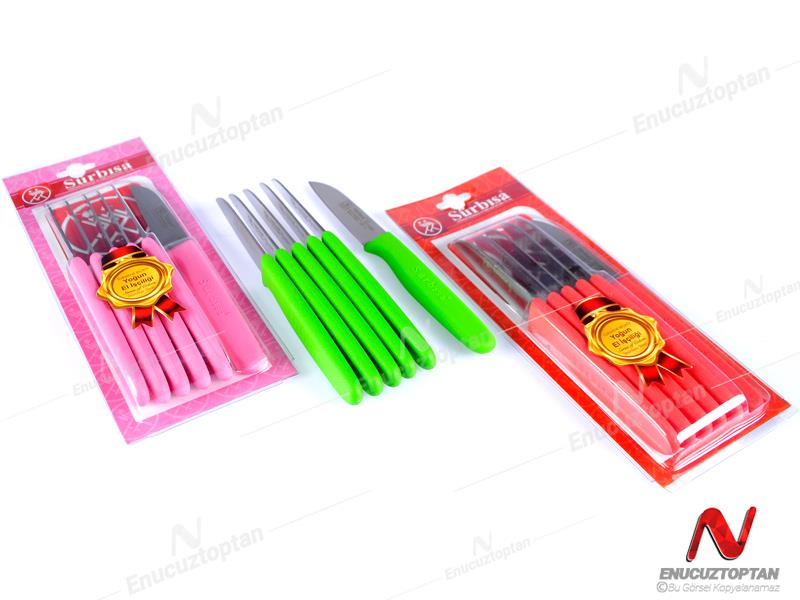 Sürbisa 61007 Meyve Sebze Bıçağı 304 Paslanmaz Çelik 6'lı |  ID4412