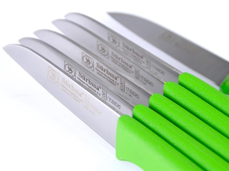Sürbisa 61007 Meyve Sebze Bıçağı 304 Paslanmaz Çelik 6'lı |  ID4412