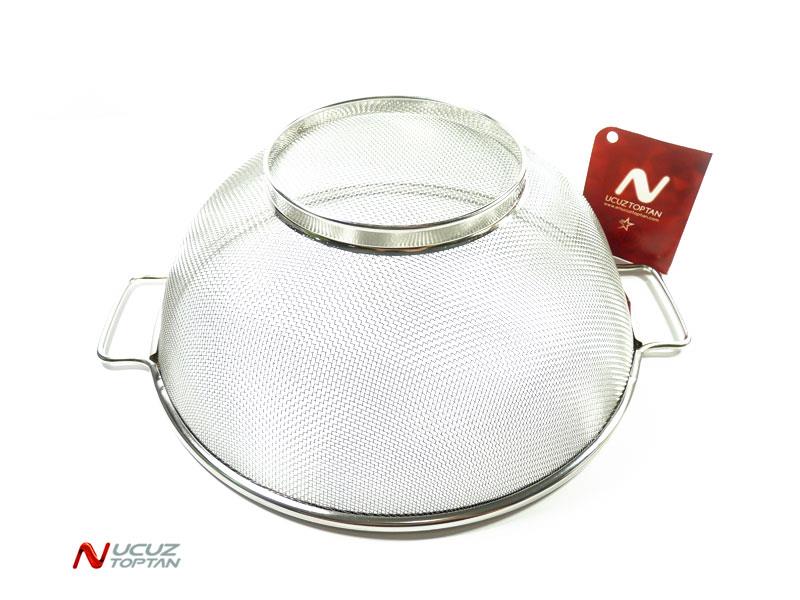 Süzgeç Paslanmaz Metal Kulplu Büyük 25cm | ID873