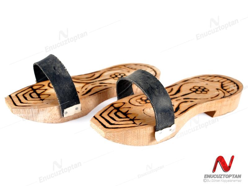 Takunya Terlik - Cami, Abdesthane, Hamam Terliği Ahşap 23-27cm | ID4454 