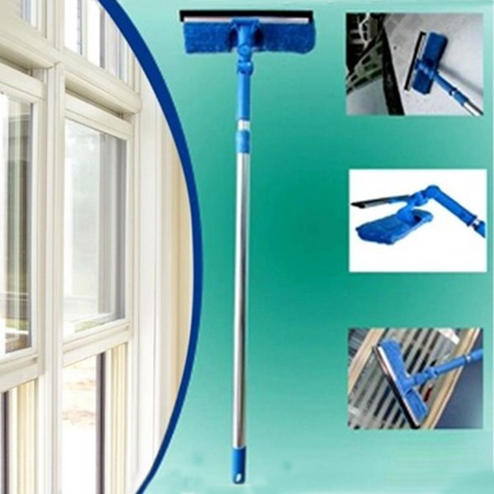 Teleskopik Camsil Mikrofiber Bezli Cam Silme Aparatı | ID5935