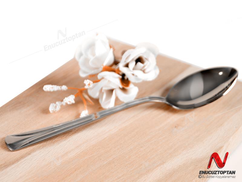 Tercan Sade 430 Paslanmaz Çelik Tatlı Kaşığı 12li | ID4318