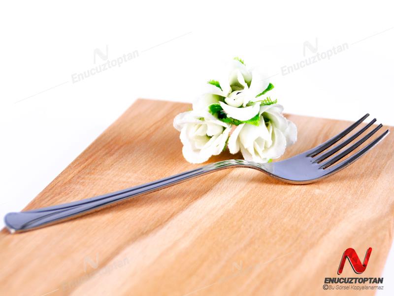 Tercan Sade 430 Paslanmaz Çelik Tatlı Çatalı 12li | ID4329