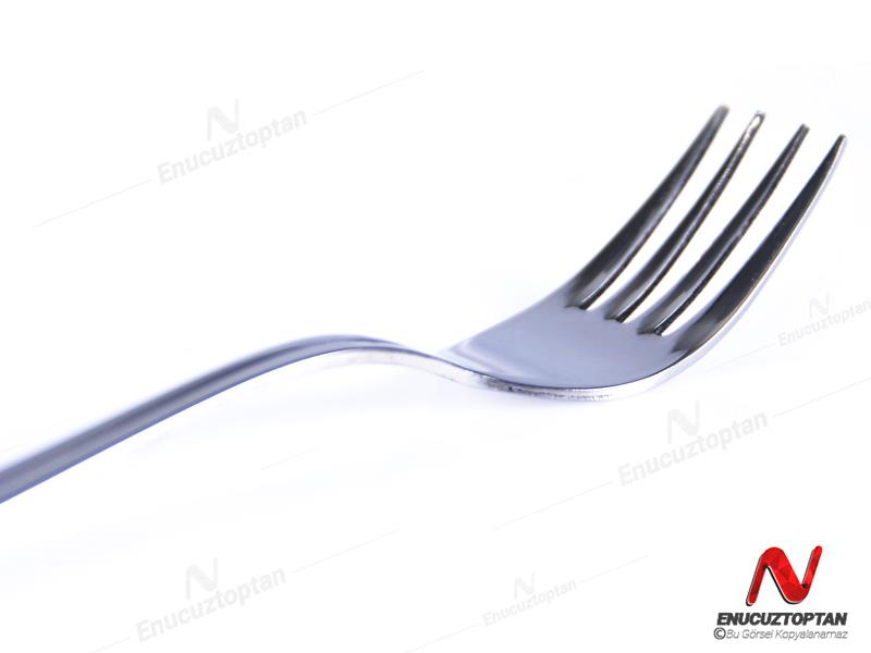 Tercan Sade 430 Paslanmaz Çelik Yemek Çatalı 12li  | ID4332