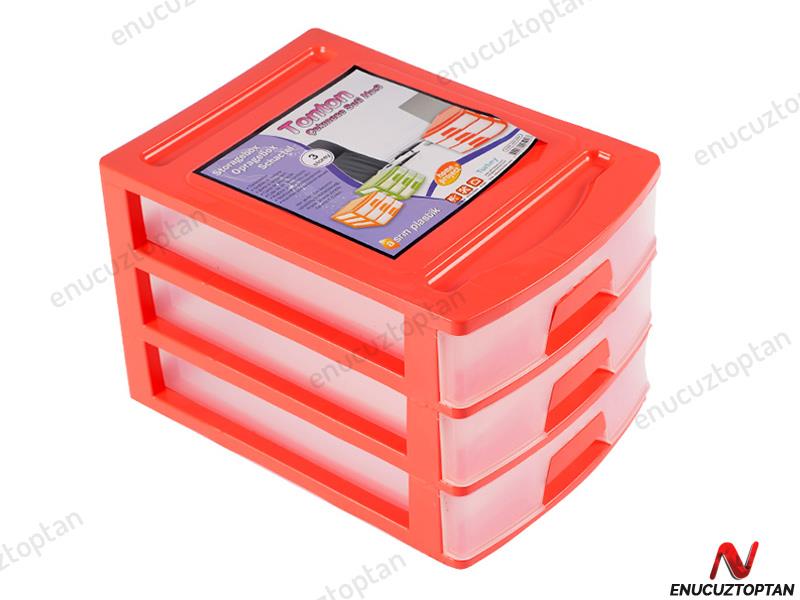 Tonton Çekmece 3 Katlı Organizer Evrak Rafı No:3 - ASR2004 | ID1984