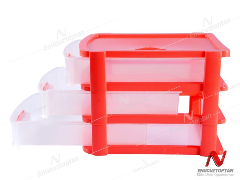 Tonton Çekmece 3 Katlı Organizer Evrak Rafı No:4 - ASR2001 | ID3503