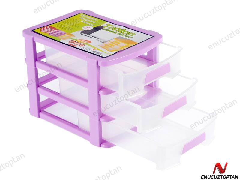 Tonton Çekmece 3 Katlı Organizer Evrak Rafı No:2 - ASR2053 | ID1985