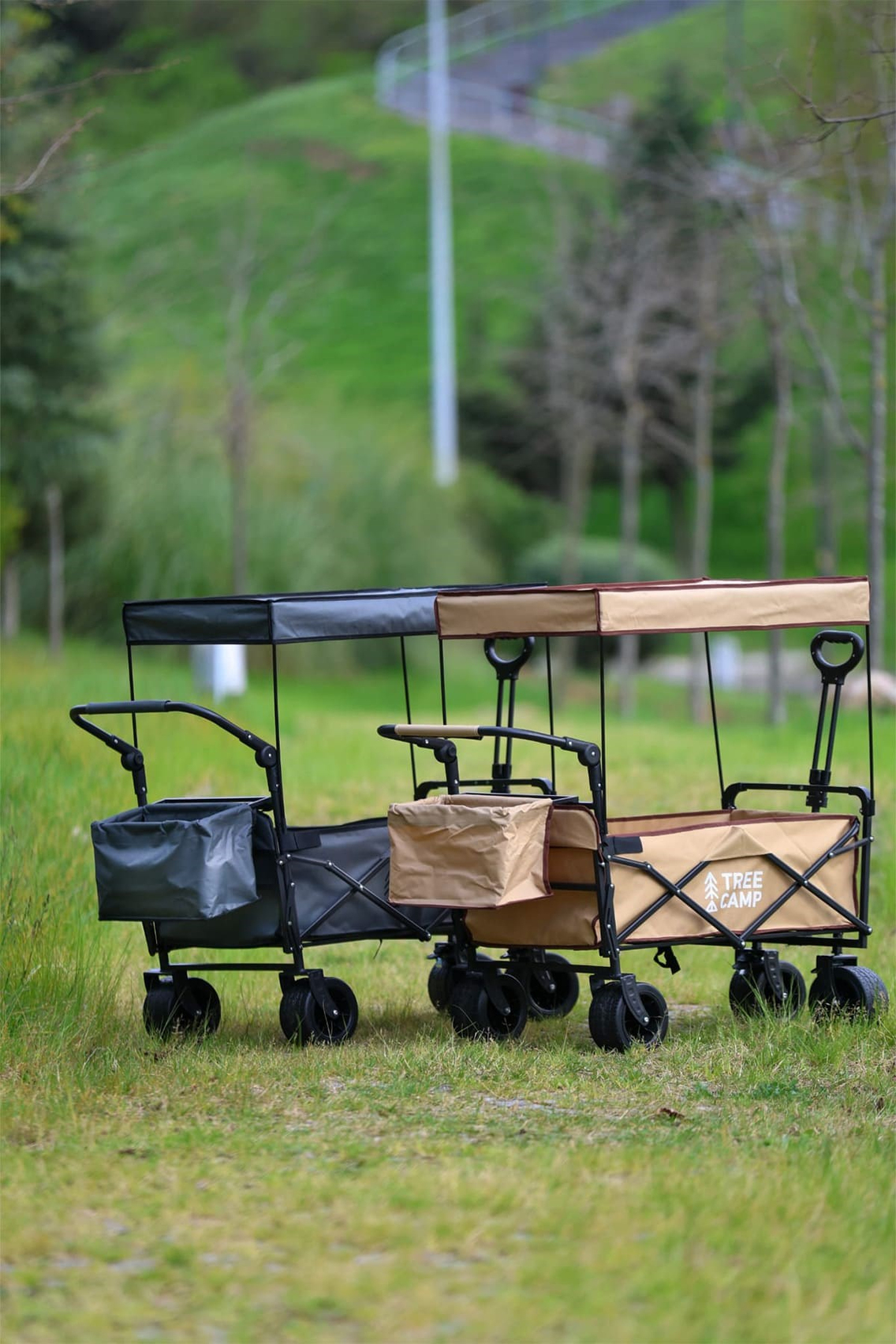 Tree Camp Katlanır Sistemli Tenteli Vagon Arabası