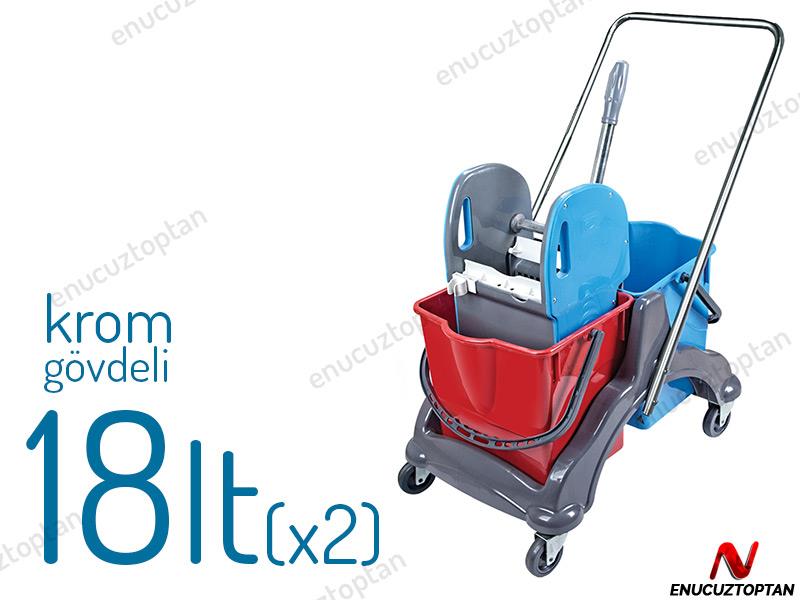 Üçtem KA815SK Smart Dolaplı Krom Kat Arabası | ID1607