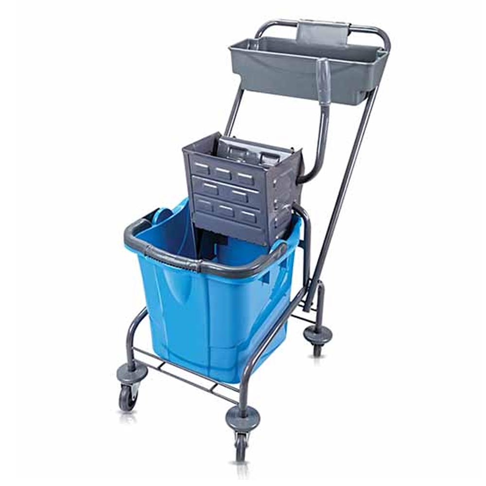 Üçtem TK723 Tek Kovalı Metal Presli Temizlik Arabası | ID1661