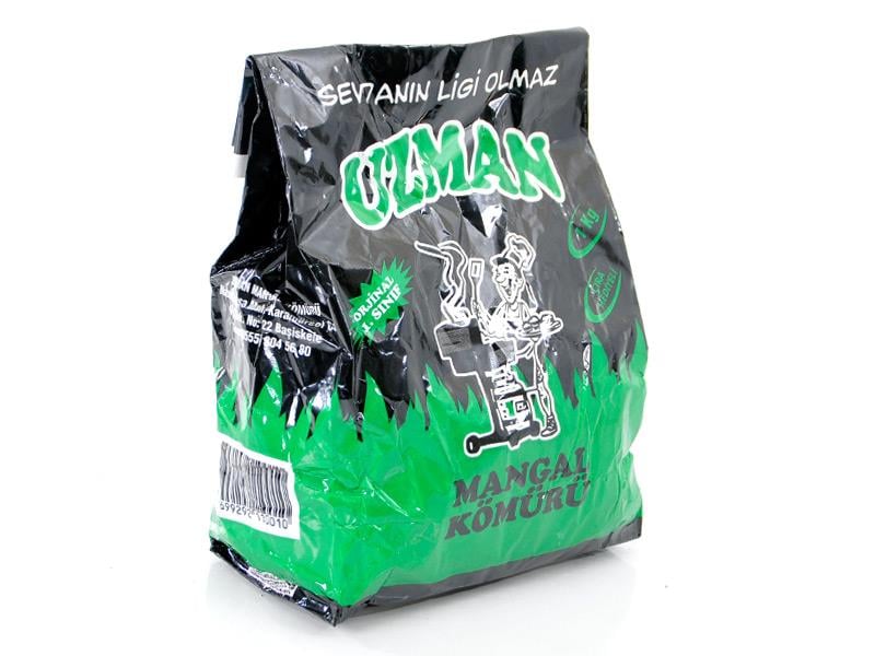 Uzman Çıralı Kolay Yanan Pratik Hazır Mangal Kömürü 1kg | ID1520