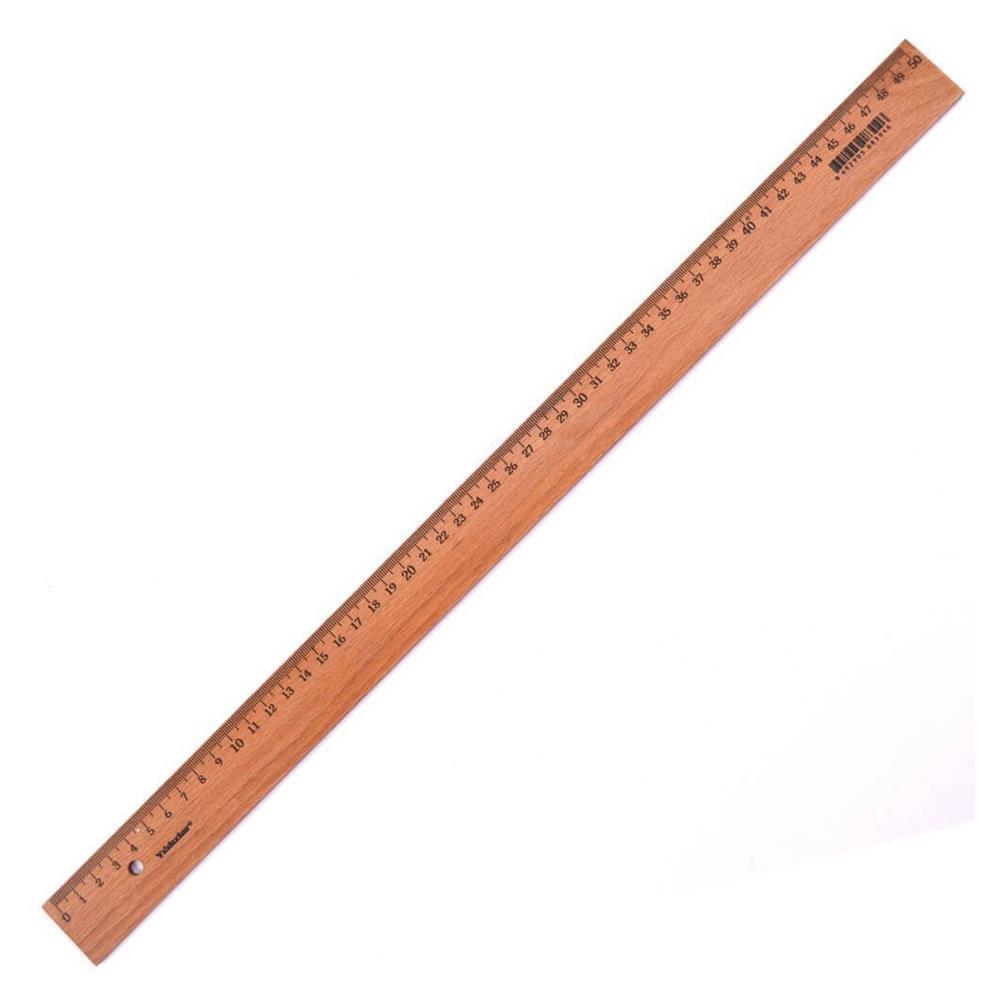 Yıldızlar Ahşap Ölçüm Cetveli 50cm | ID5111 