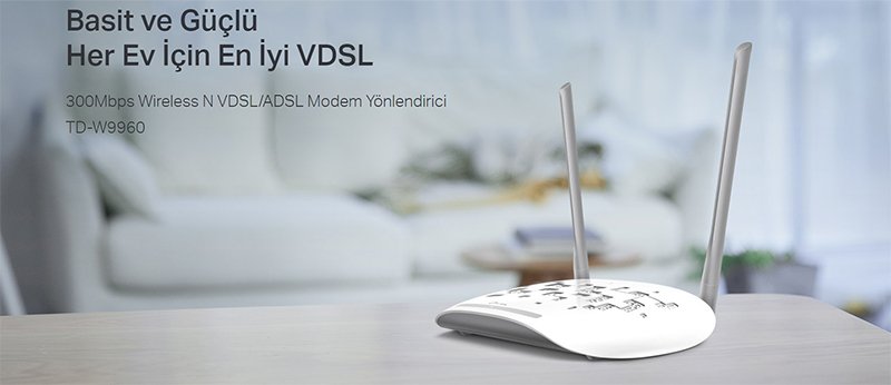 TP-Link TD-W9960 Kablosuz hiper modem