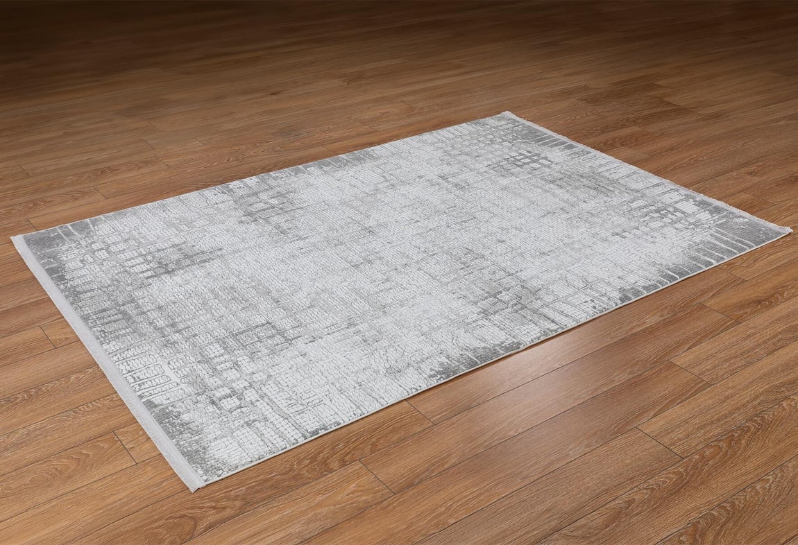 Butik Krem/Gri Halı 80X150 (BT348)