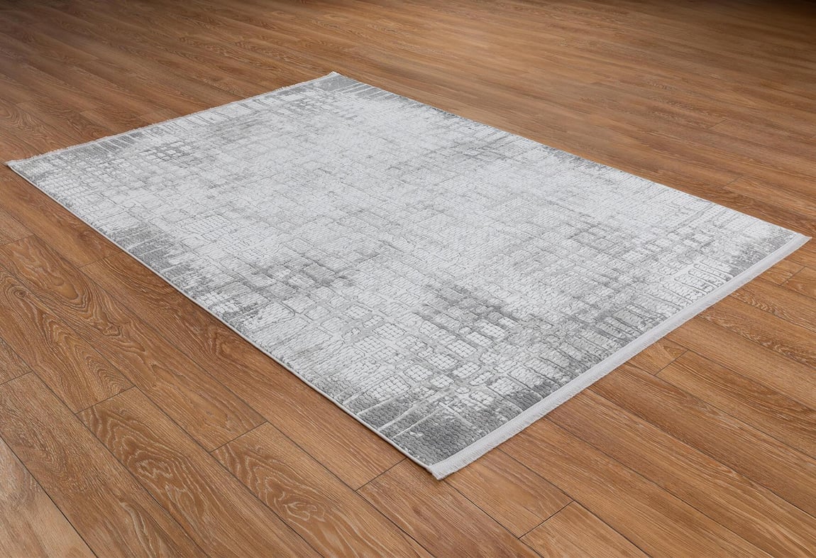 Butik Krem/Gri Halı 80X150 (BT348)