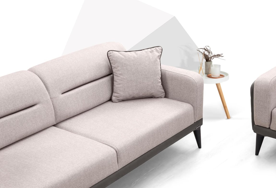 Dilan Üçlü Koltuk (Cappucino)