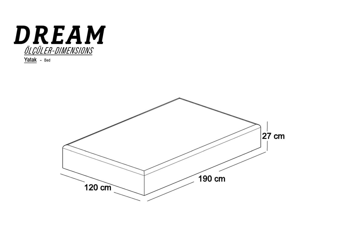 Dream Yatak 120x190