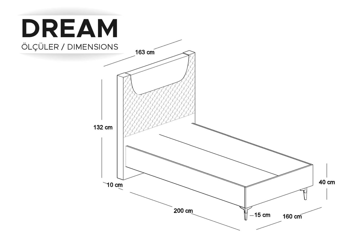 Dream Yatak Seti 160x200
