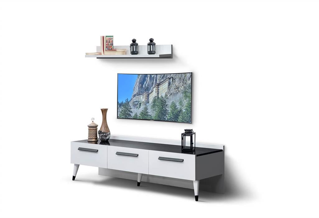 Empoli Beyaz Tv Sehpası