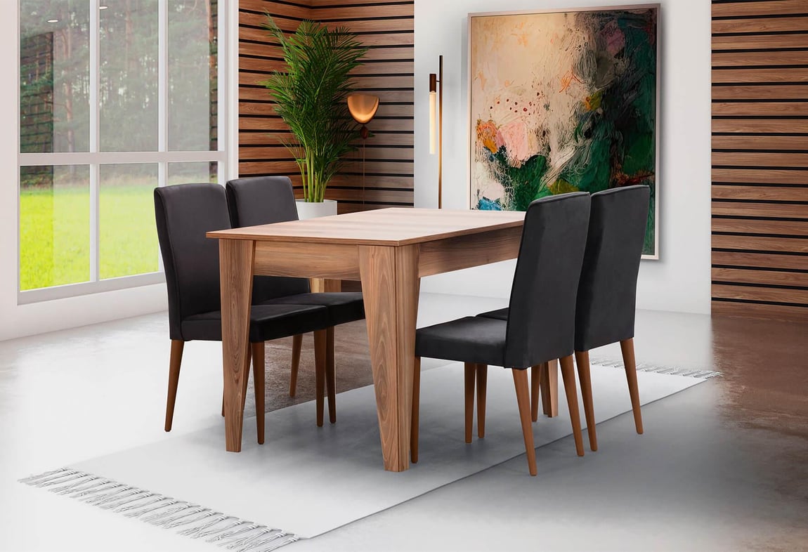 Empoli Midi Sabit Masa Takımı (120cm)