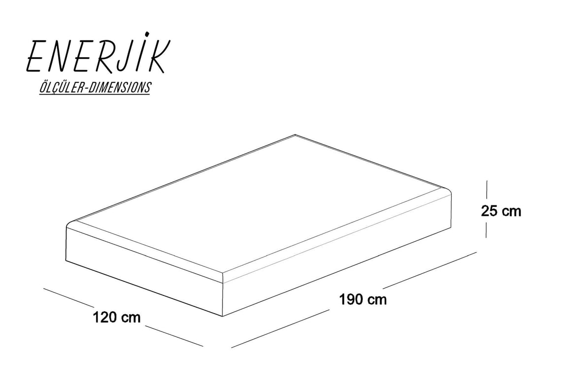 Enerjik 120X190 Yatak