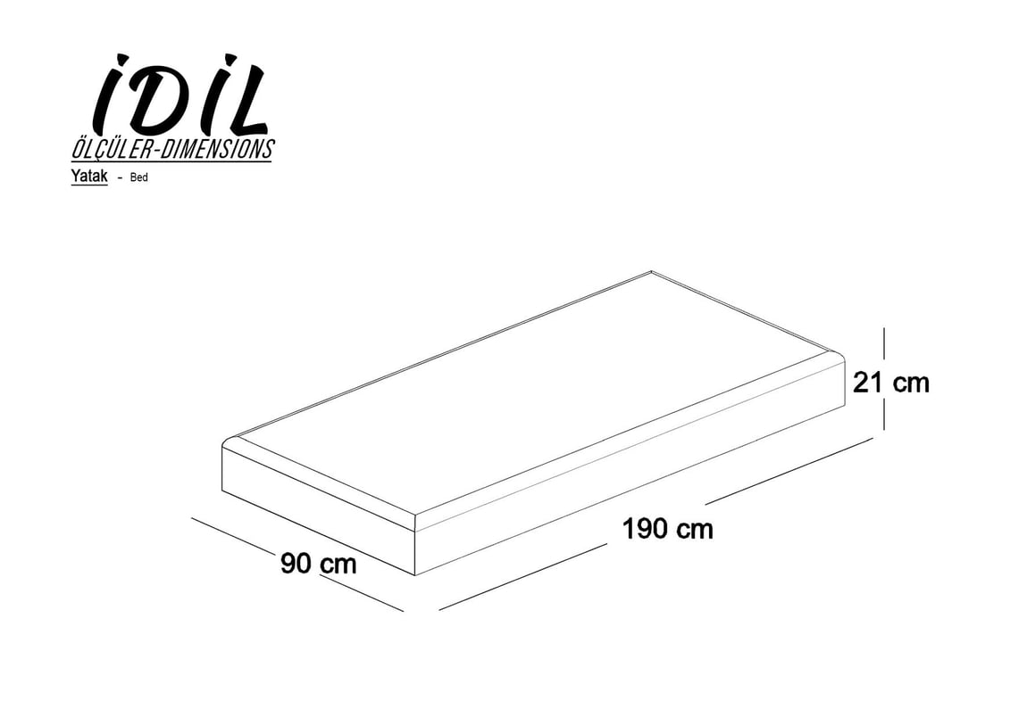 İdil Yatak Seti 90x190