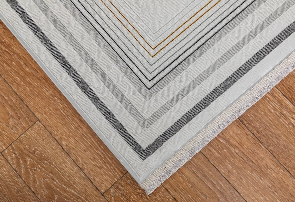 Kadife Gri Halı 120X180 (KF401)