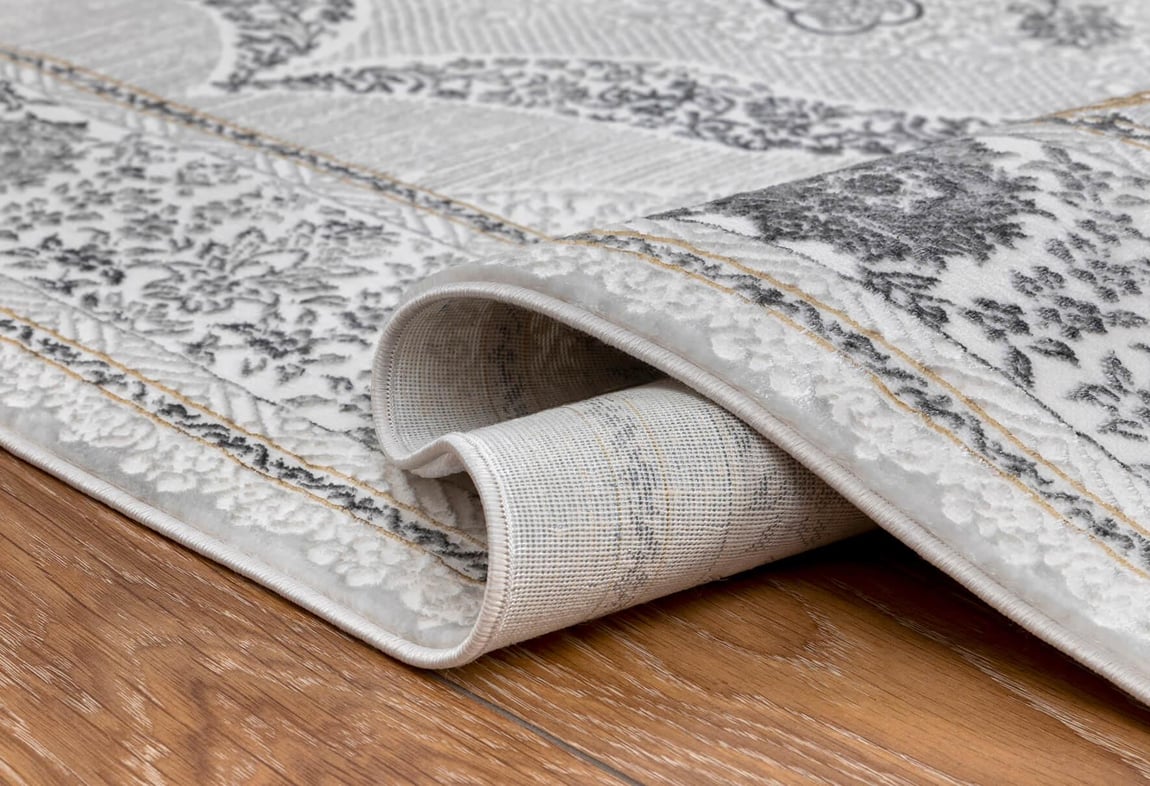 Kadife Gri Halı 200X290 (KF501)