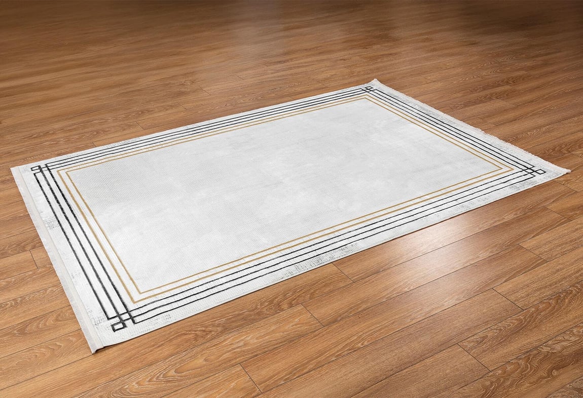 Kadife Gri Halı 80x150 (KF433A)