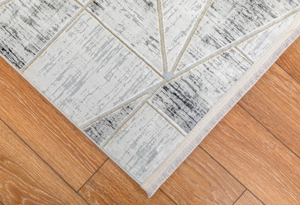 Kadife Gri Halı 80x150 (KF456A)