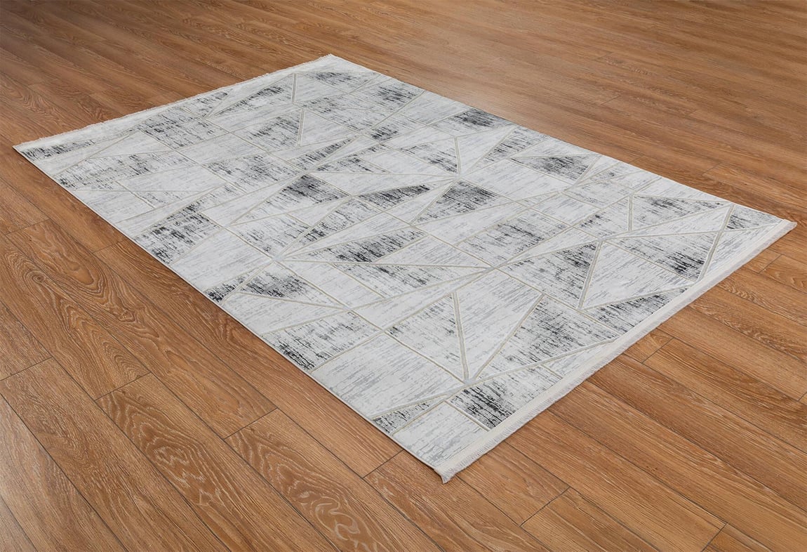 Kadife Gri Halı 80x150 (KF456A)