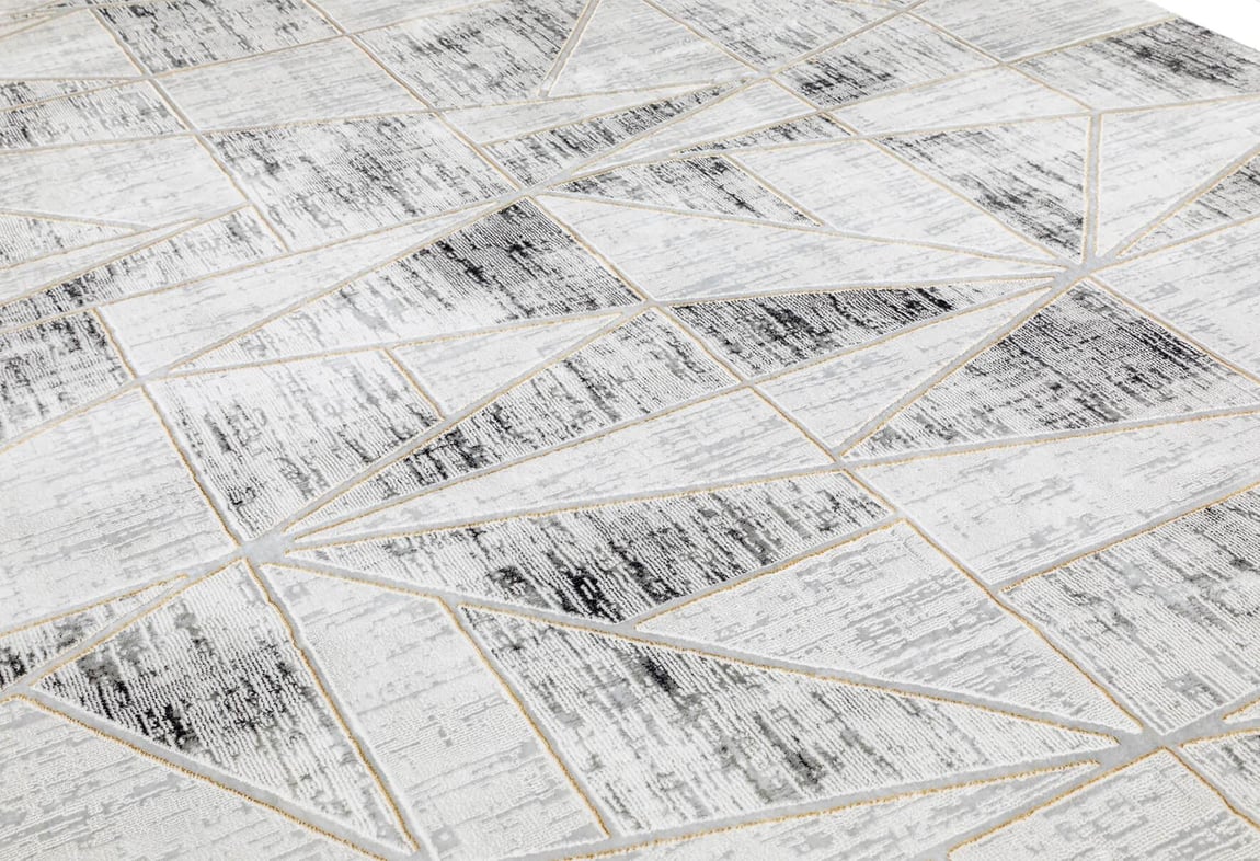 Kadife Gri Halı 80x150 (KF456A)