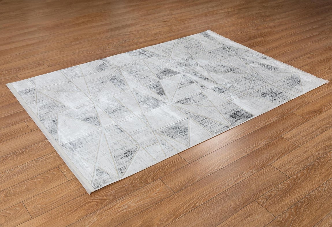 Kadife Gri Halı 80x150 (KF456A)