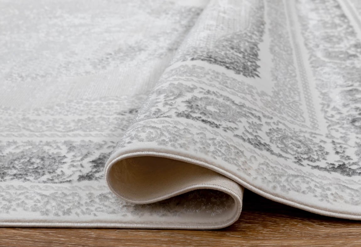 Kadife Gri Halı 80x150 (KF504)