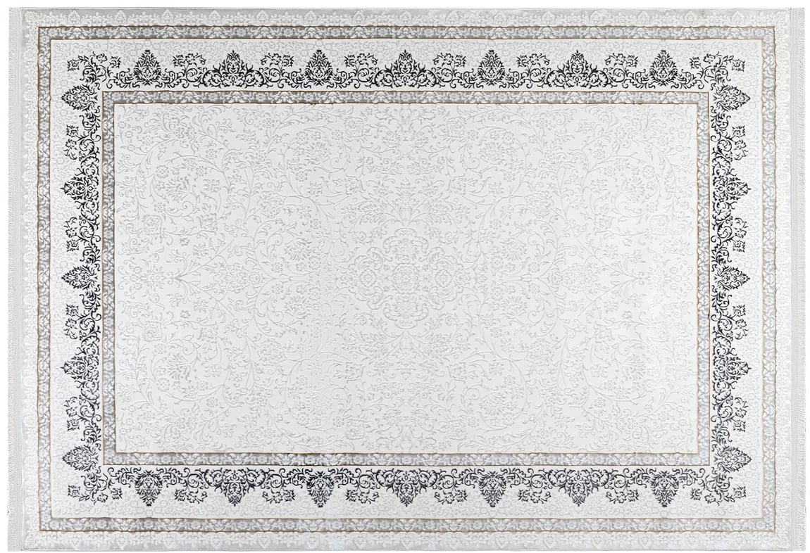 Kadife Gri Halı 80x300
