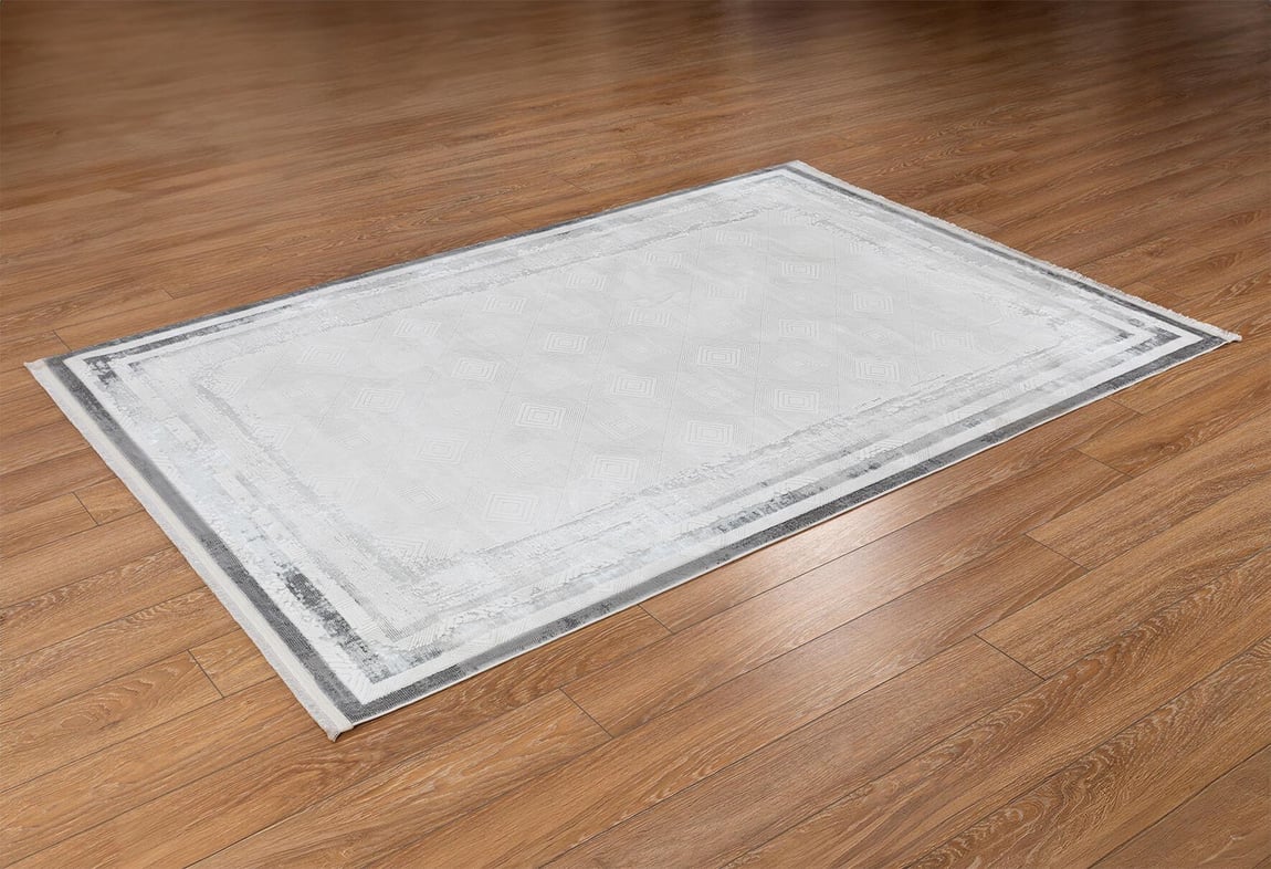 Kadife Gri Halı 80x300 (KF414A)