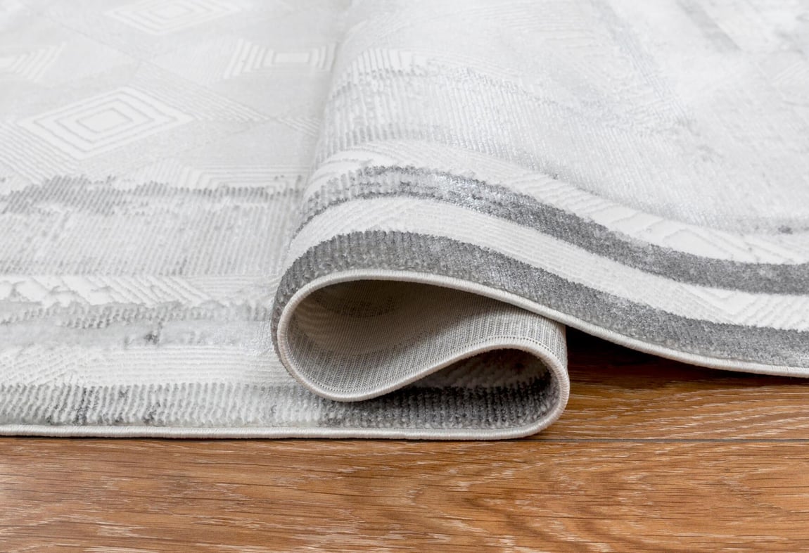 Kadife Gri Halı 80x300 (KF414A)