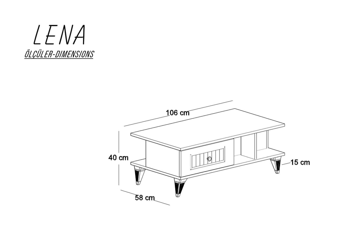 Lena Orta Sehpa | Gündoğdu