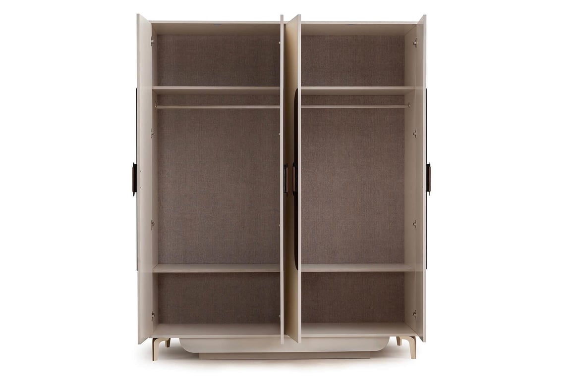 Milano 4 Kapılı Dolap (Aynasız)