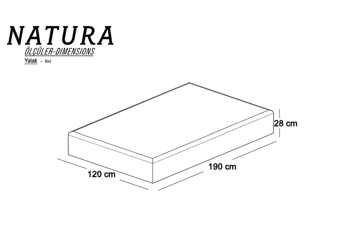 Natura Yatak 120x190