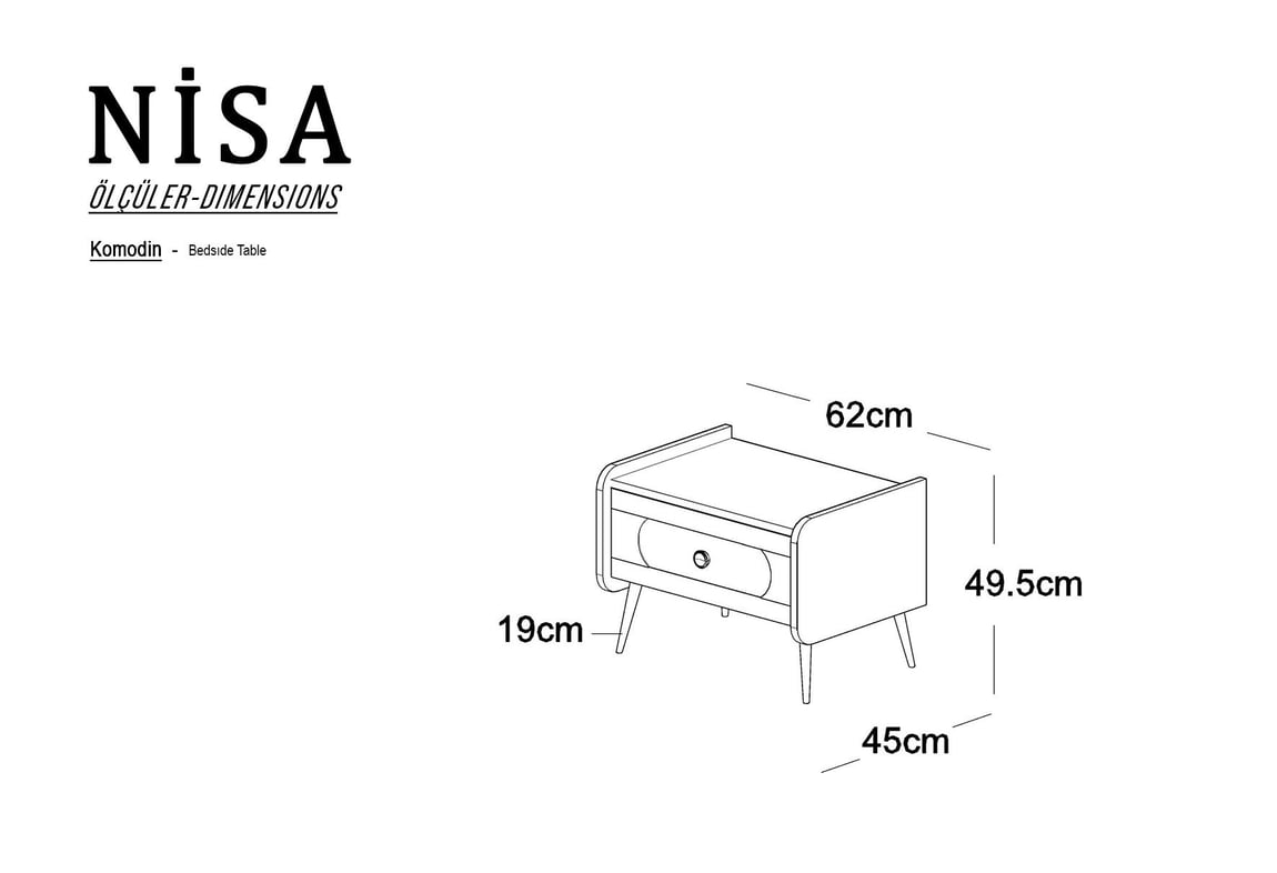 Nisa 6 Kapılı Yatak Odası Takımı