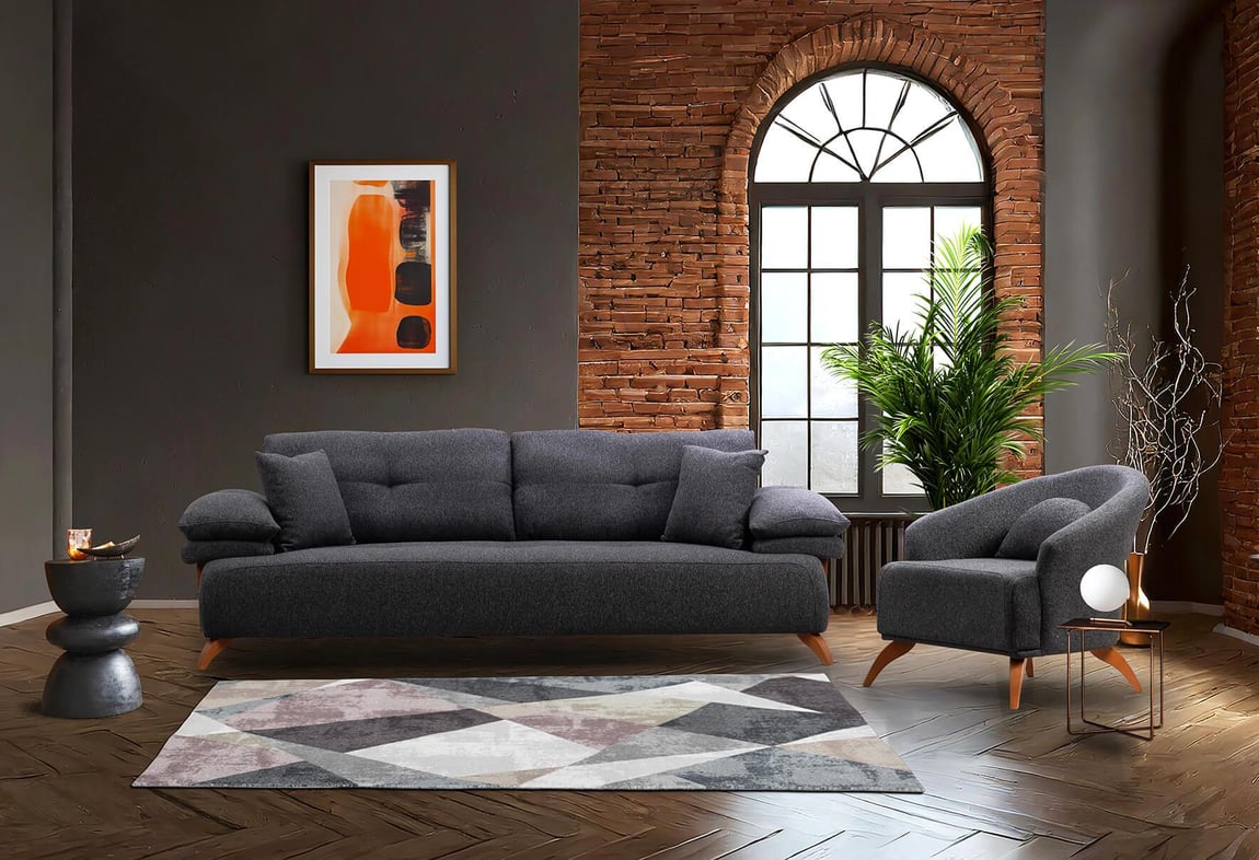 Pandora Koltuk Takımı (Antrasit)