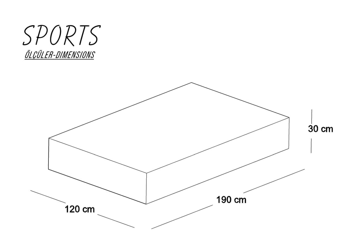 Sports Yatak 120x190