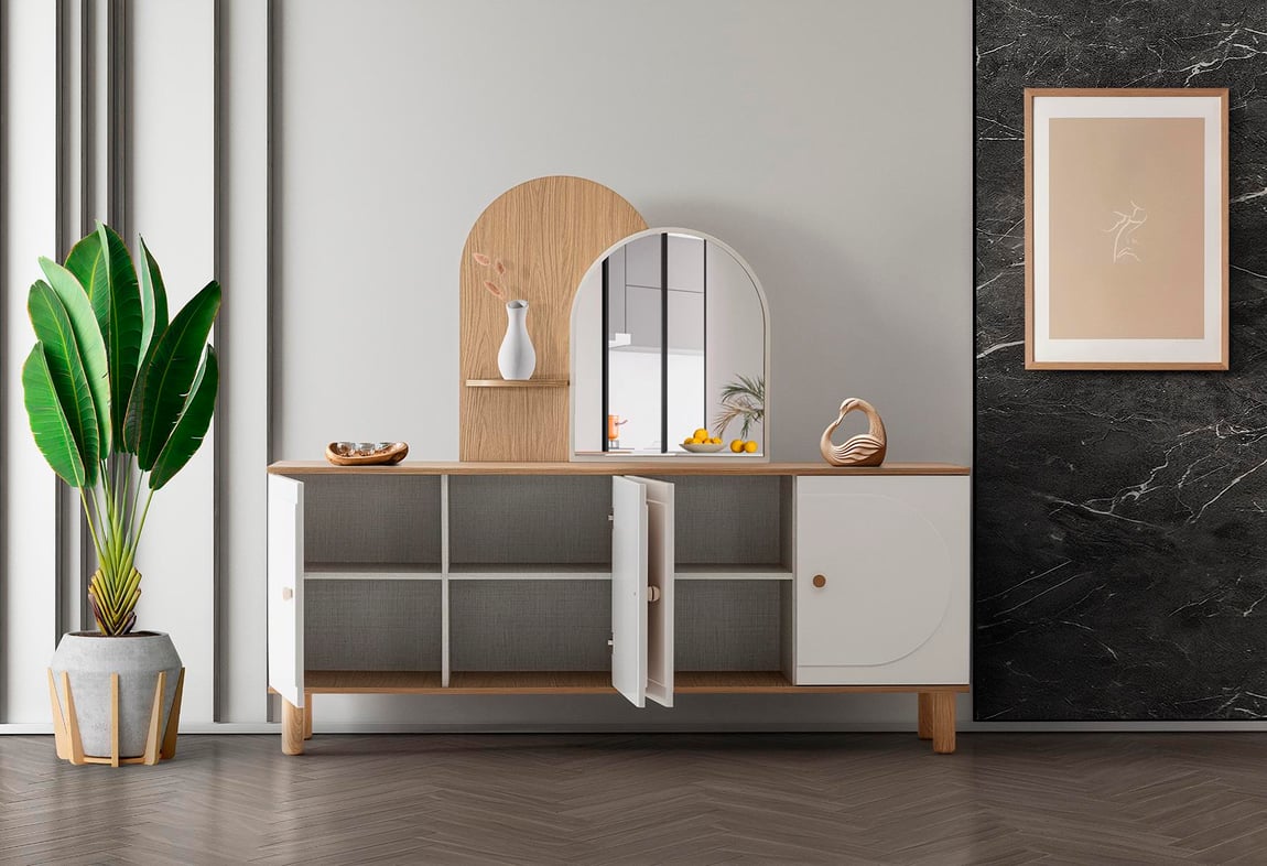 Trend Bohem Aynalı Konsol