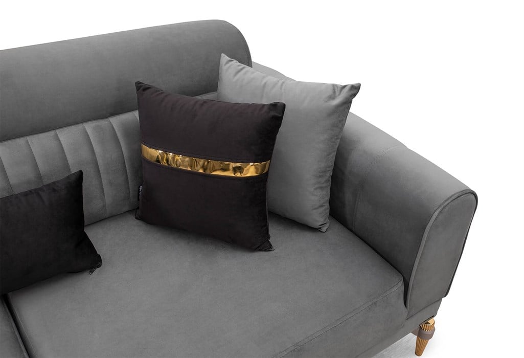 Versace Koltuk Takımı (Antrasit)
