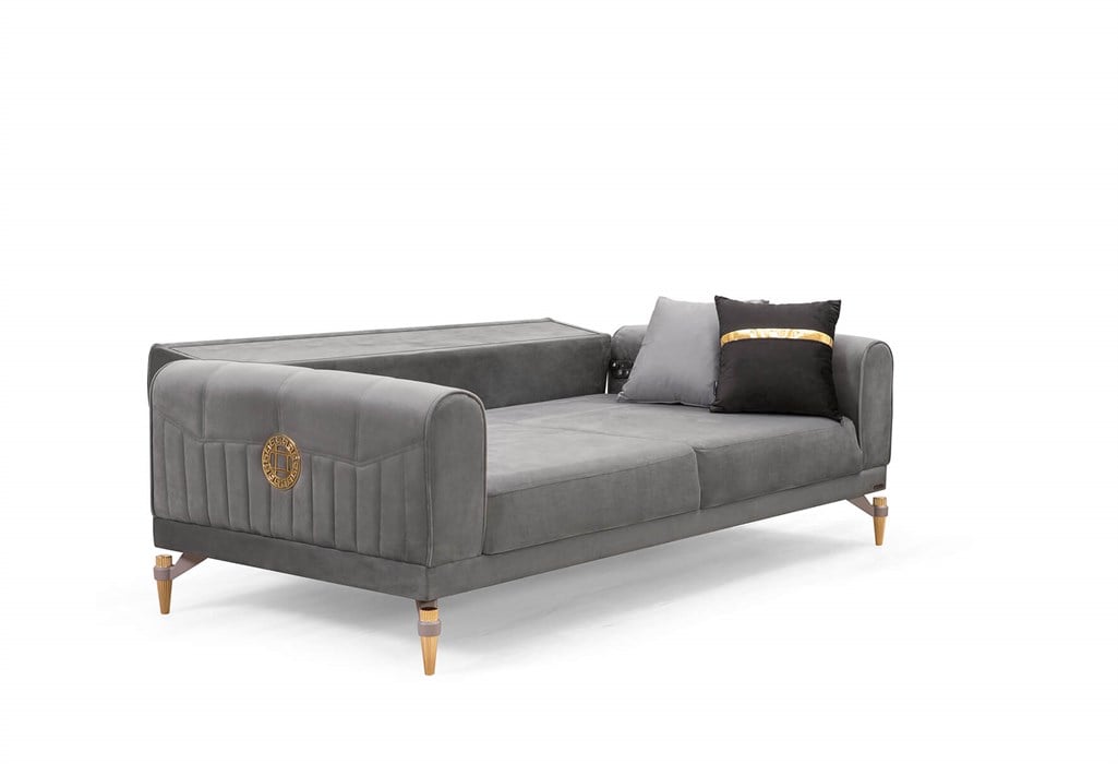 Versace Koltuk Takımı (Antrasit)
