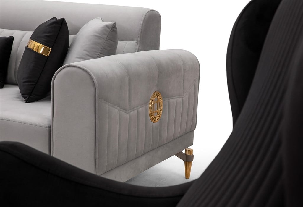 Versace Koltuk Takımı (Gri)