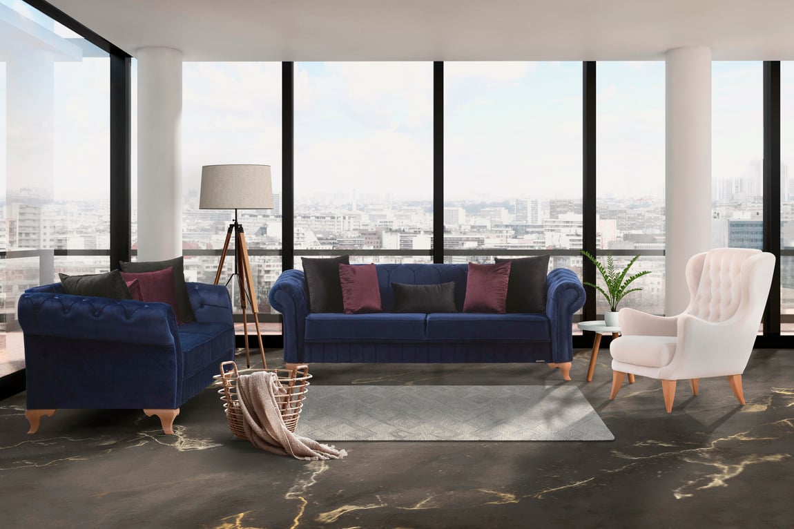 Aden Koltuk Takımı ( Lacivert)