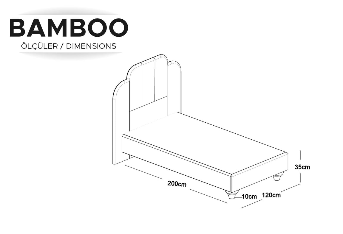 Bamboo Yatak Seti 120x190