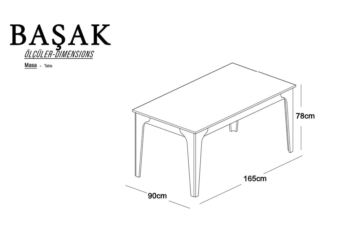 Başak Yemek Masası Takımı